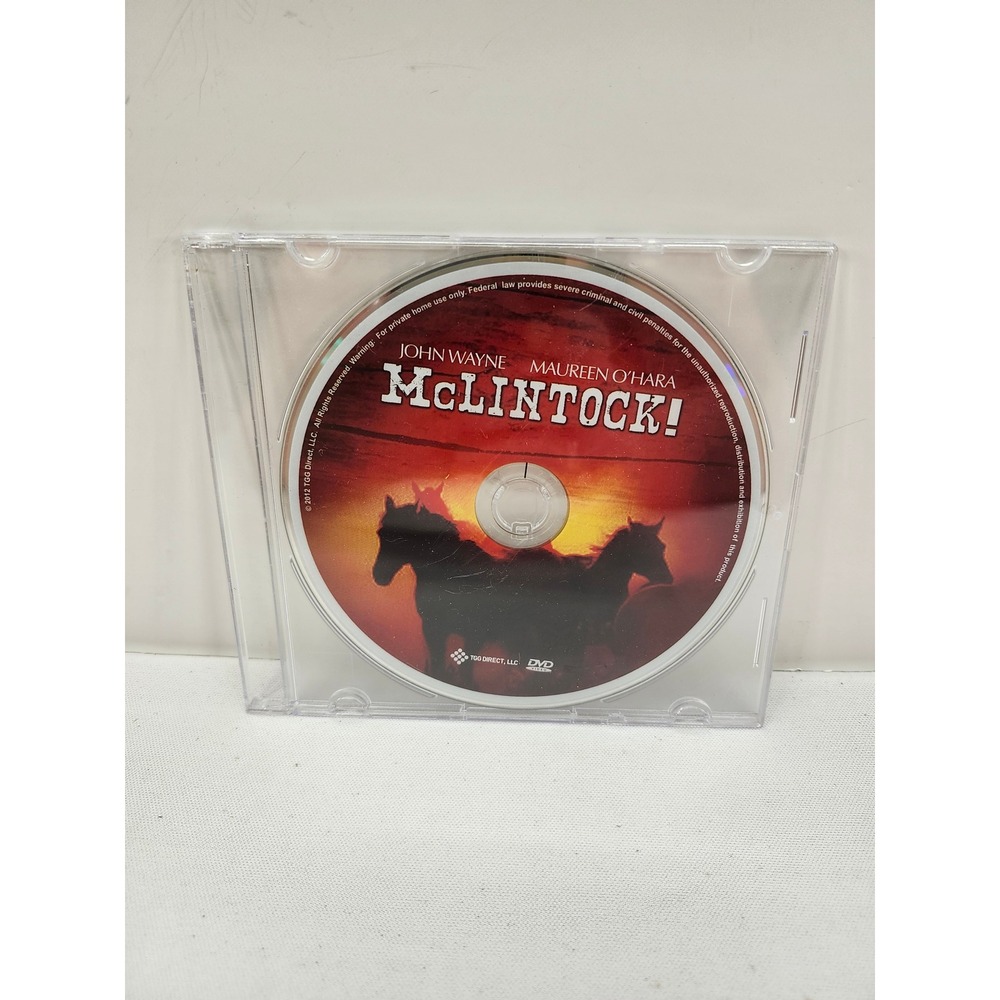 McLintock! DVD John Wayne‎ Maureen O'Hara Western Movie TGG Direct Slim Case